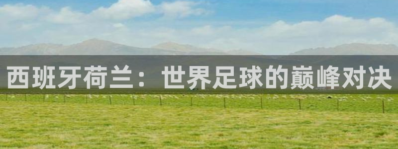 世界杯 直播：西班牙荷兰：世界足球的巅峰对决